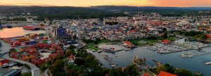 Stavanger Harbor at Sunset – Scenic Waterfront City in Norway