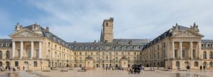 Palace of the Dukes of Burgundy in Dijon, France with historic courtyard and classical architecture