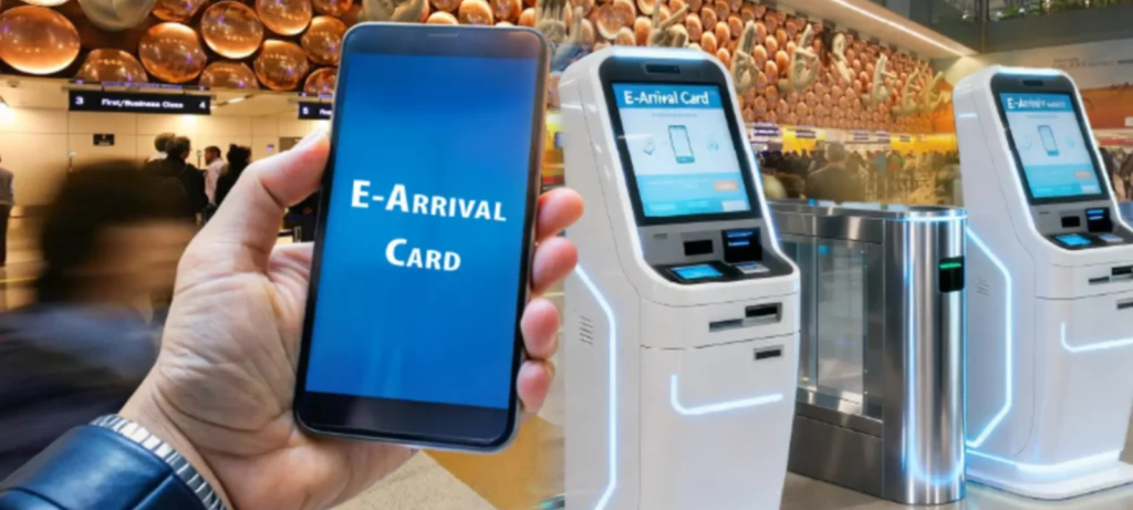 E – Arrival card must for foreign visitors