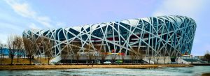 Beijing National Stadium Bird’s Nest Olympic stadium exterior modern architecture China landmark