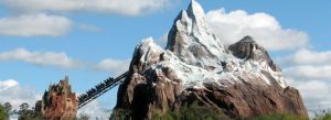 Expedition Everest roller coaster at Disney's Animal Kingdom Theme Park in Orlando, Florida.