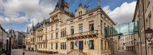 Grand Ducal Palace in Luxembourg City featuring historic Renaissance architecture and the official residence of the Grand Duke of Luxembourg.