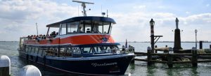 Volendam Marken Express ferry boat on the IJsselmeer in the Netherlands